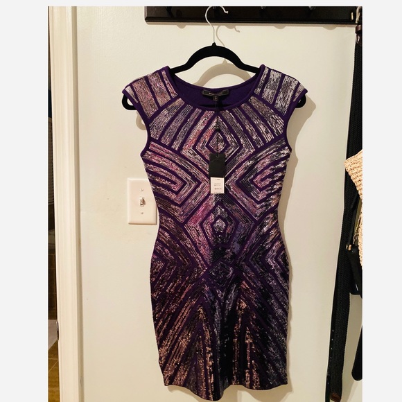 BCBG sequin mini dress - Picture 4 of 9